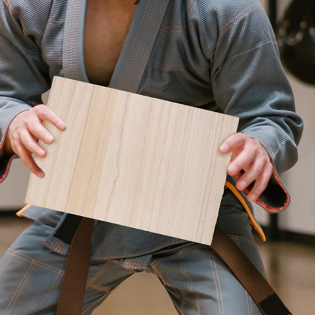 Home Gym Essentials - 6Pcs Versatile Wooden Taekwondo Striking Board