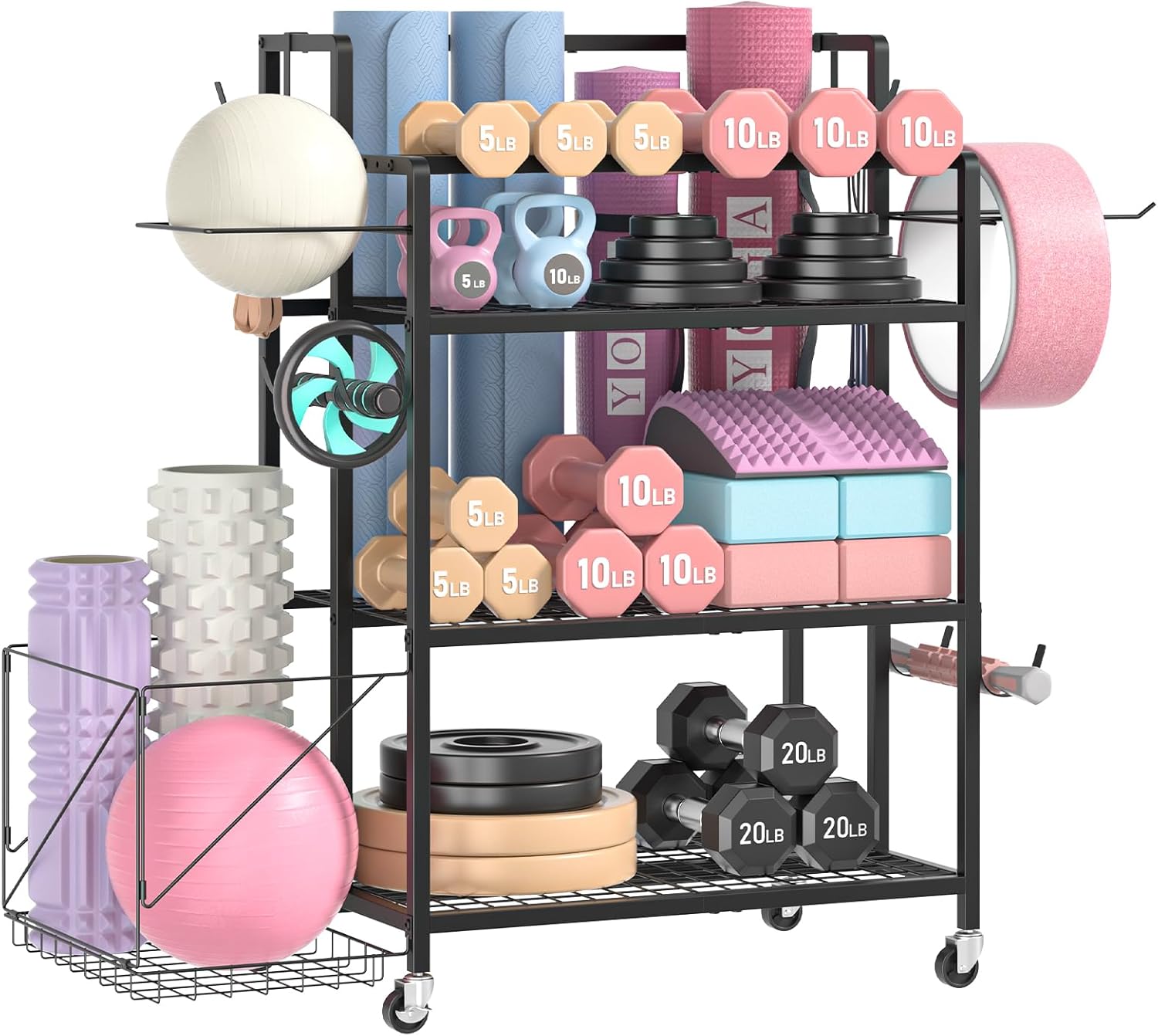 Home Gym Gym Equipment - Home Gym Storage, No Material Specified,