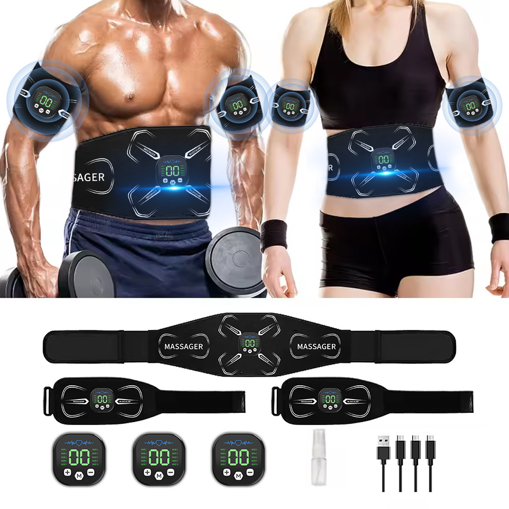Home Gym Essentials - EMS Muscle Stimulator Abdominal Trainer Abs