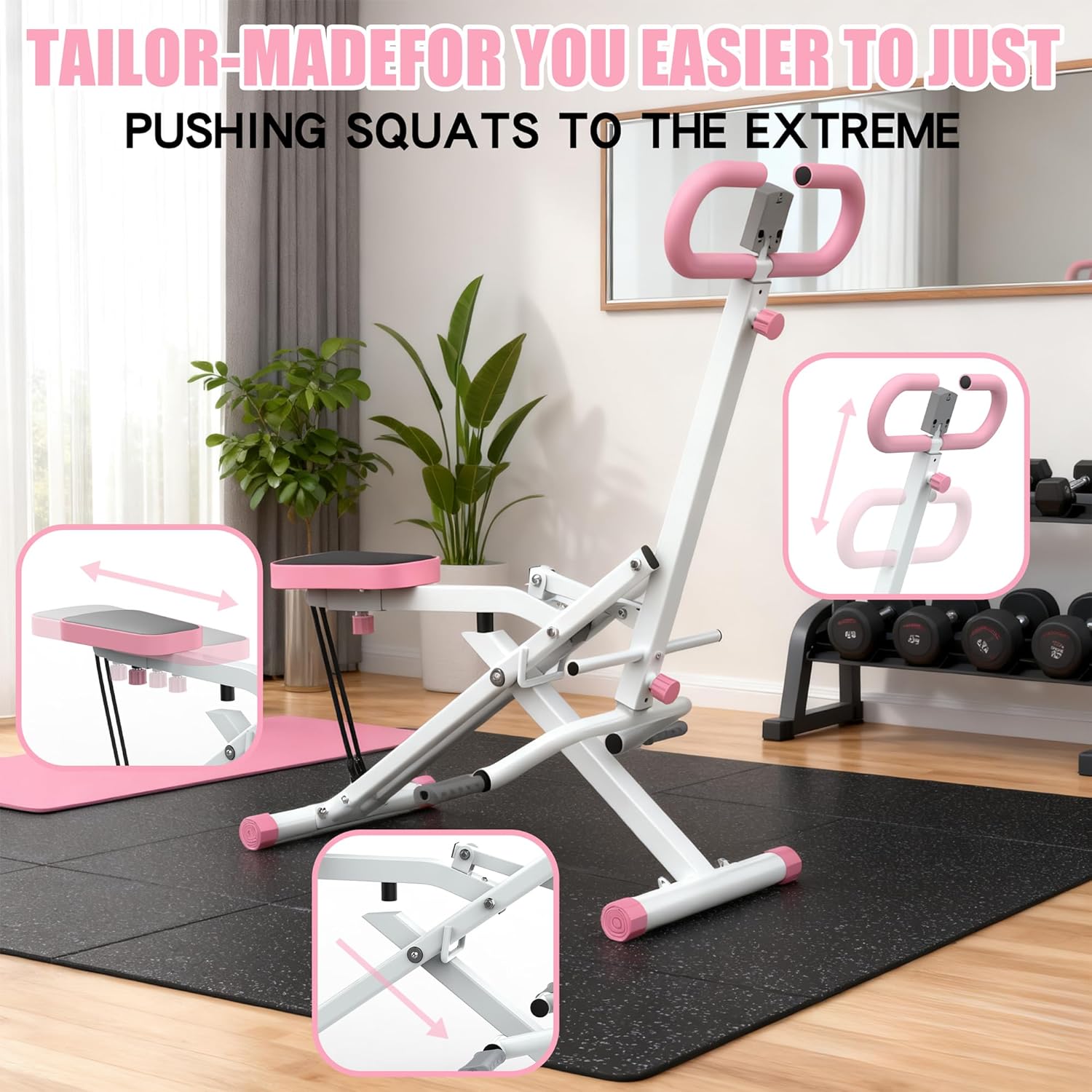 Squat Machine For Home, Assist - Home Gym Hip Thrust Machine ulasan dan harga