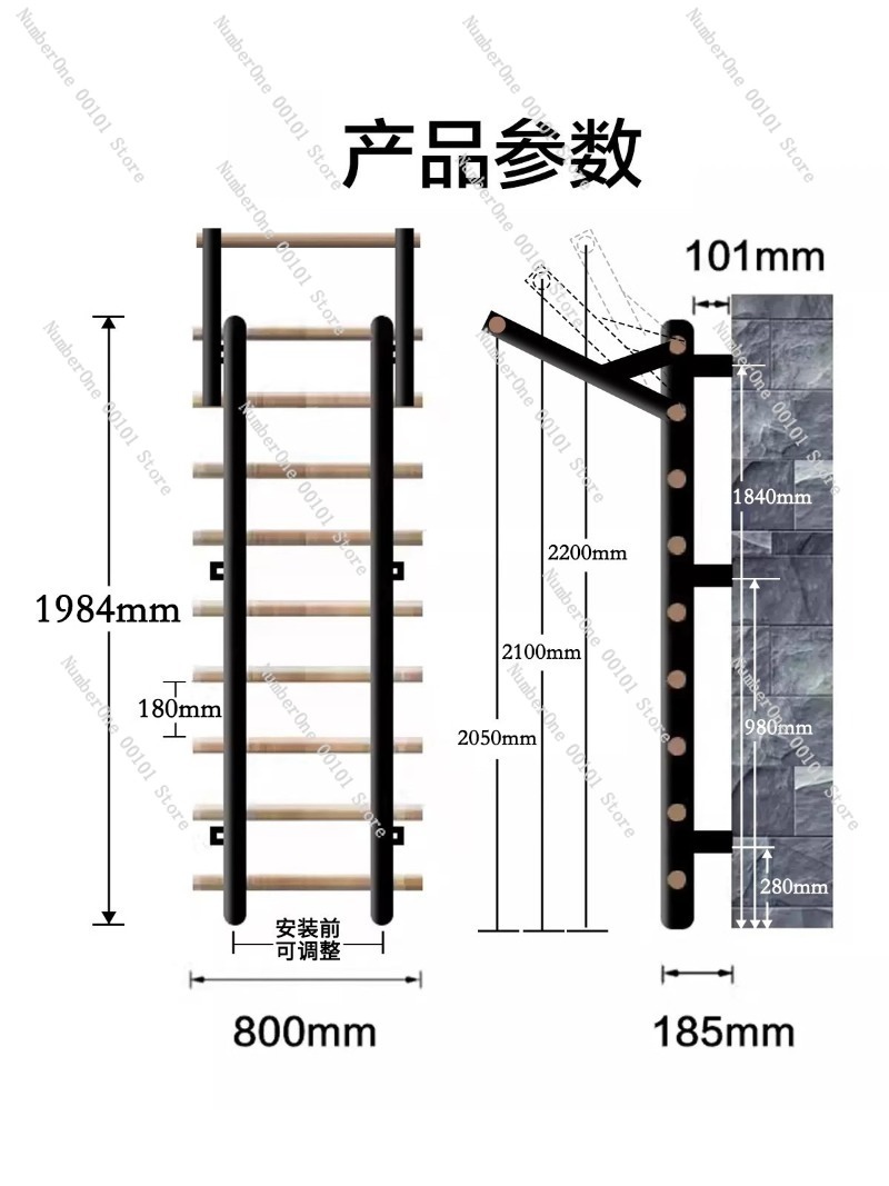 Pull-Up Training Parallel Bar  - Home Gym With Leg Press ulasan dan harga