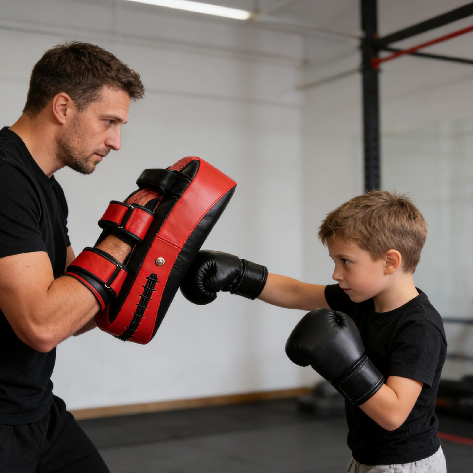 PU Leather Boxing Pads Curved  - Home Gym Gym Equipment ulasan dan harga