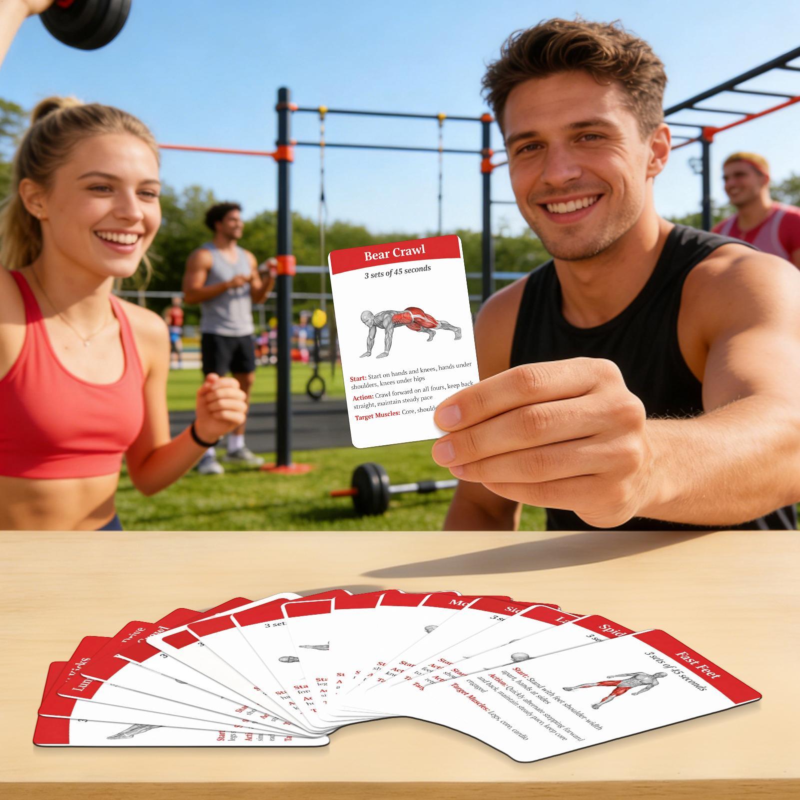 Workout Cards Exercise Deck 36 - Home Gym Outfit ulasan dan harga