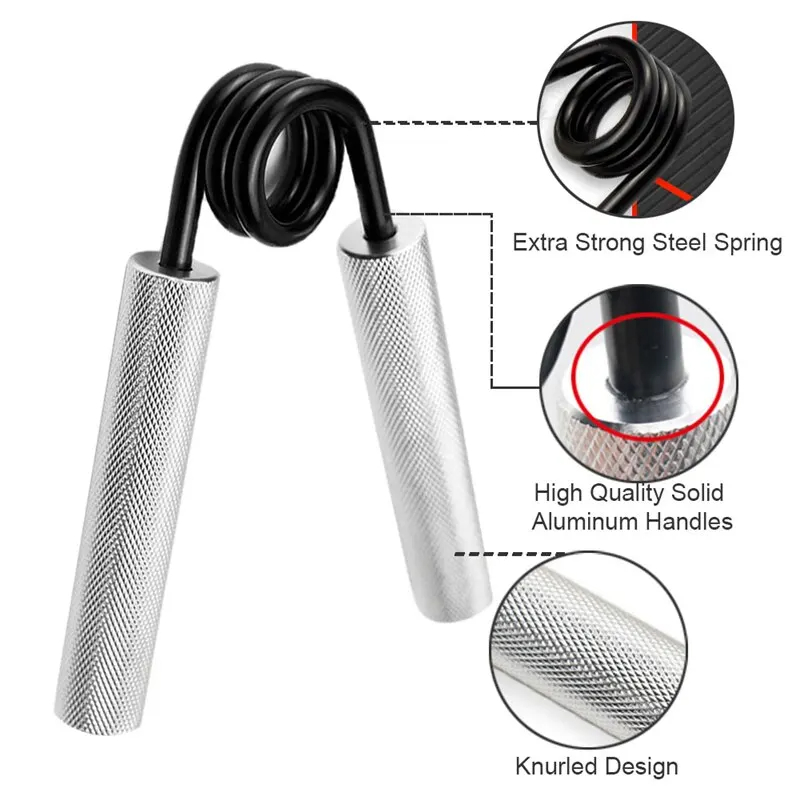 Metal Hand Grip Set 100LB-300L - Home Gym Outfit ulasan dan harga