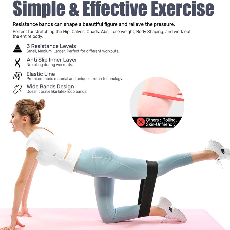 3PCS Women Men Fabric Resistan - Home Gym Gear ulasan dan harga