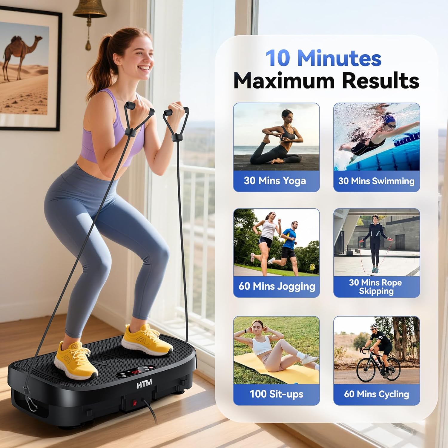 Vibration Plate Fat Burning Fi - Home Gym Rig ulasan dan harga