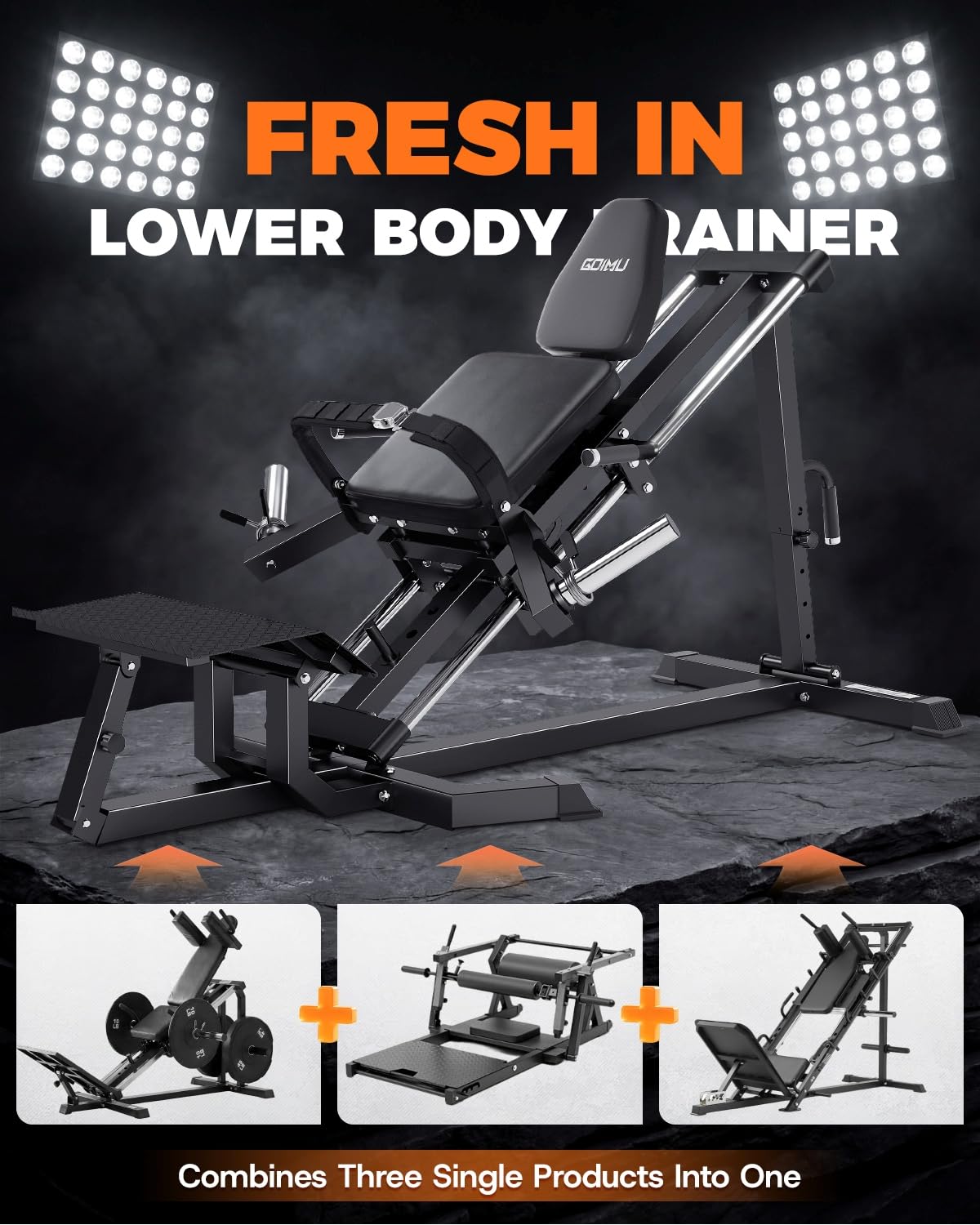 LH01 Leg Press and Hip Thrust  - Home Gym Hip Thrust Machine ulasan dan harga