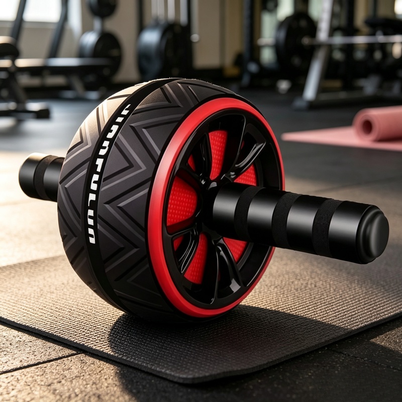 Non-Slip Ab Roller Wheel, Dura - Home Gym Essentials ulasan dan harga