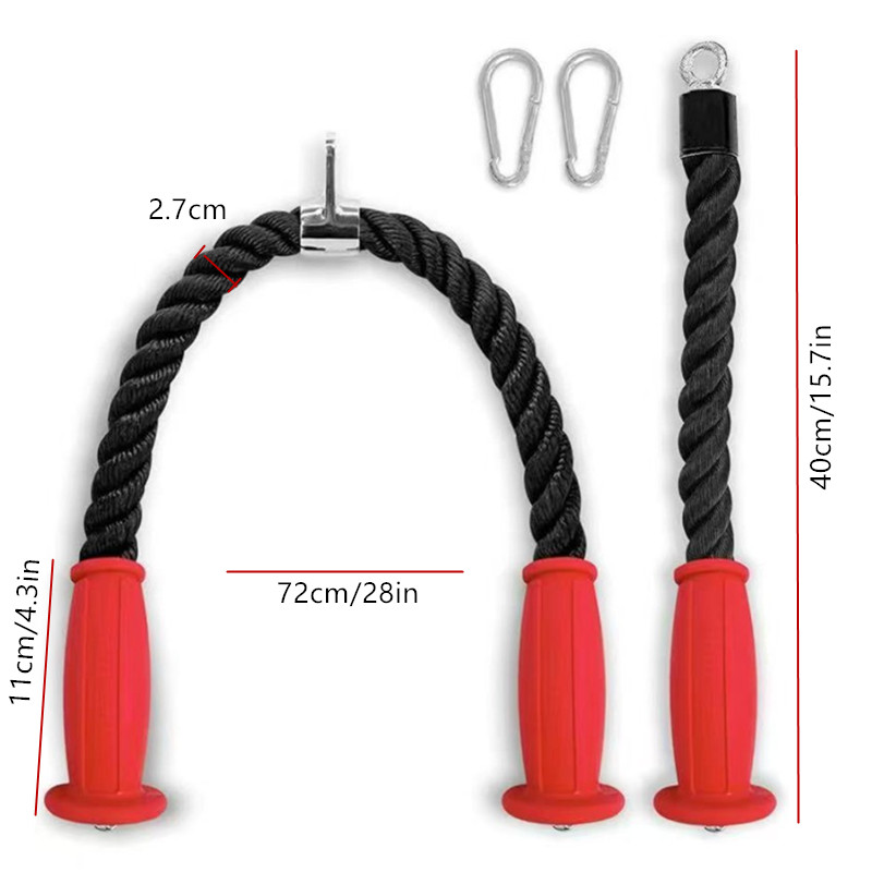 Ergonomic Tricep Ropes Non-Sli - Home Gym Gear ulasan dan harga