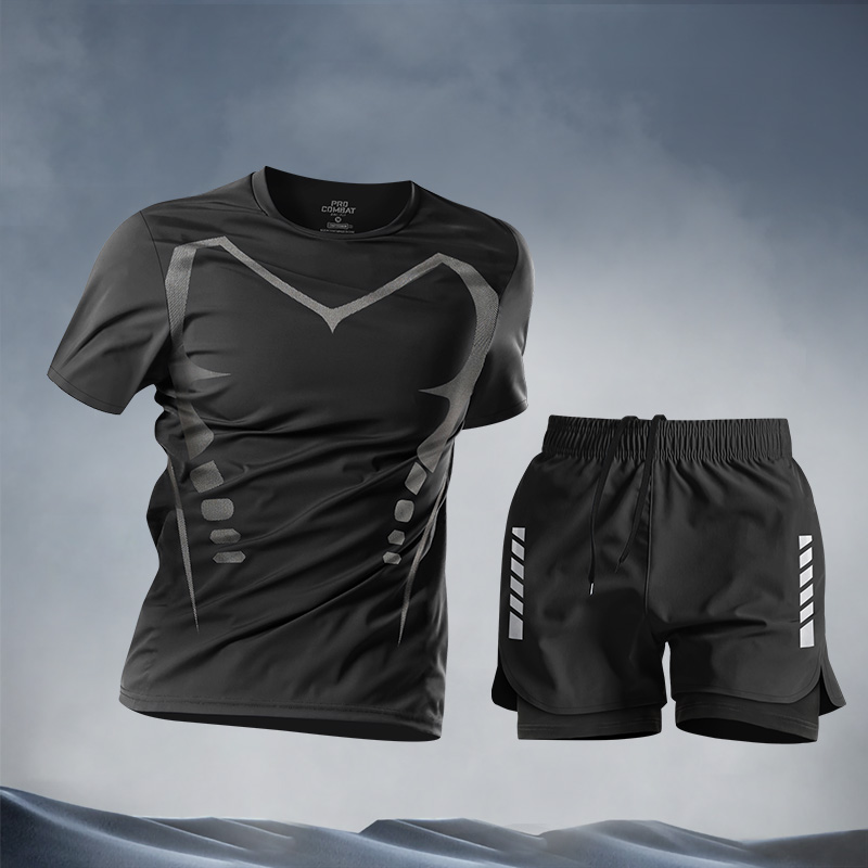 Casual Suits for Men Men's Sum - Home Gym Outfit ulasan dan harga