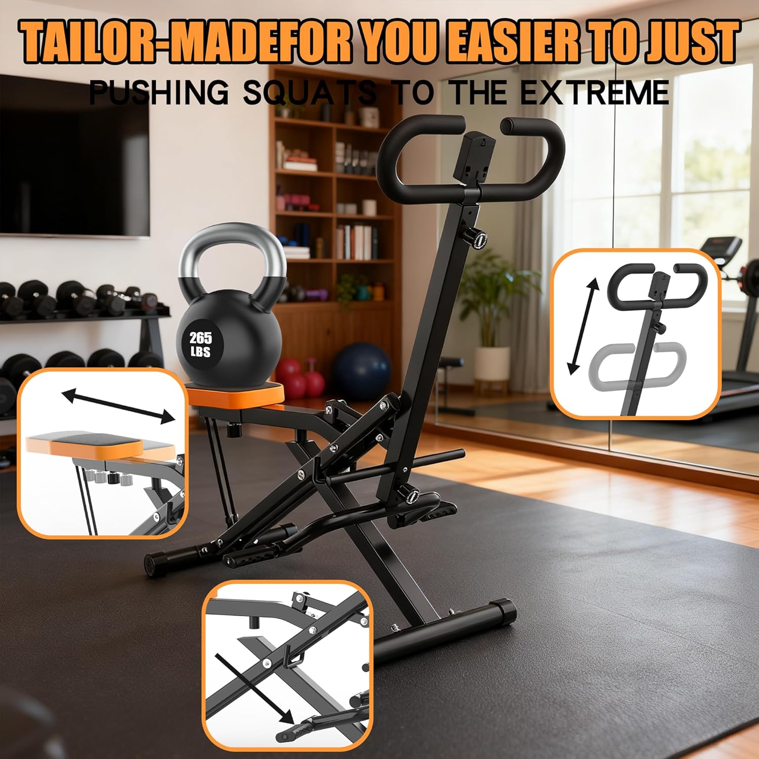 Squat Machine For Home, Assist - Home Gym Hip Thrust Machine ulasan dan harga