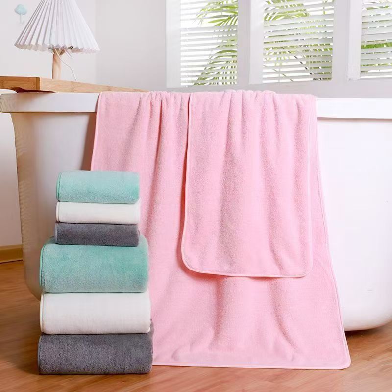 Coral Fleece Thickened Towel a - Home Gym Outfit ulasan dan harga