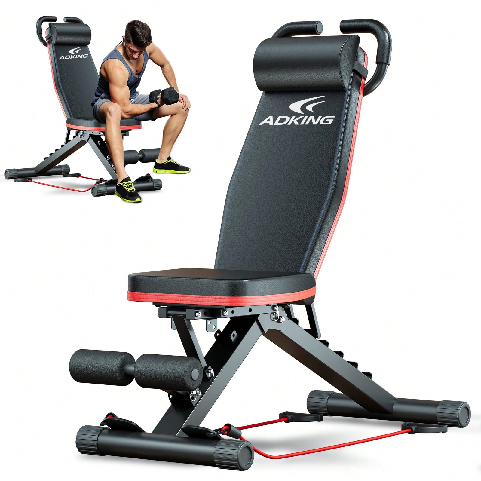 Standard Weight Bench, Bench P - Home Gym With Leg Press ulasan dan harga