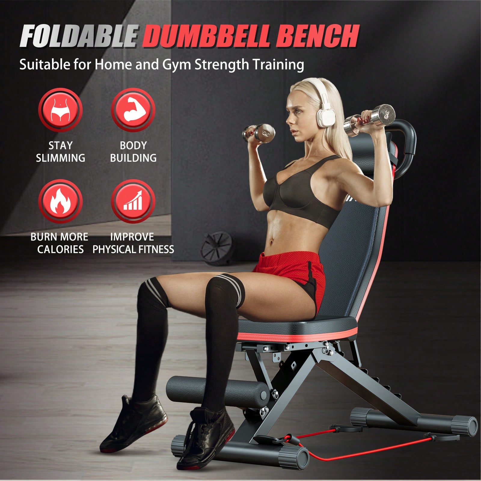 Standard Weight Bench, Bench P - Home Gym With Leg Press ulasan dan harga