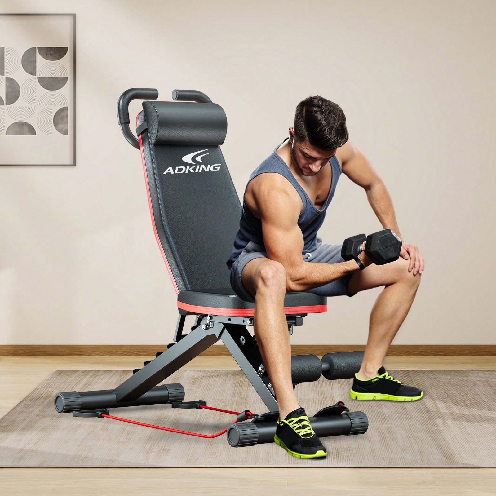 Standard Weight Bench, Bench P - Home Gym With Leg Press ulasan dan harga