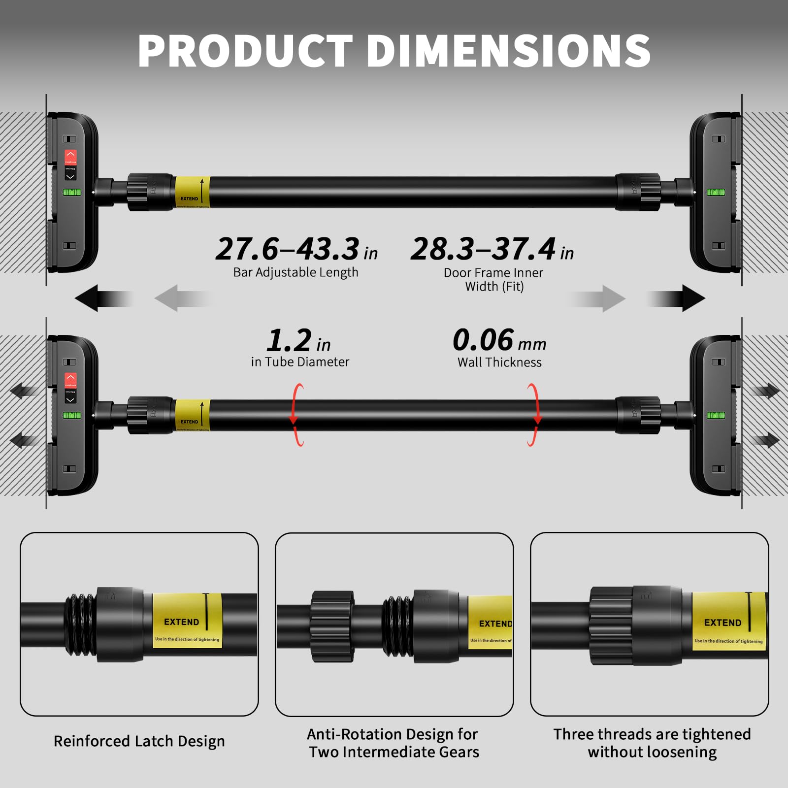 Pull Up Bar for Doorway, Door  - Suspension Trainer Door ulasan dan harga