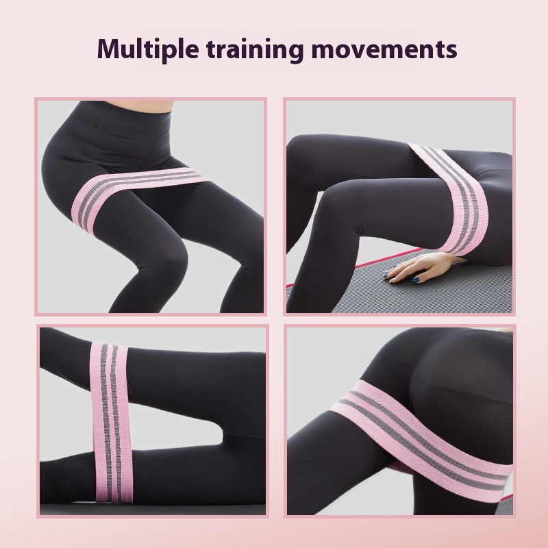 Polyester Resistance Hip Band, - Home Gym Essentials ulasan dan harga